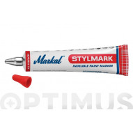 Tubo Marcar Pintura Indeleble Ø 3 Mm Rojo Markal