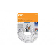 Cable Coaxial Tv 19vat - Blanco 5 M Axil