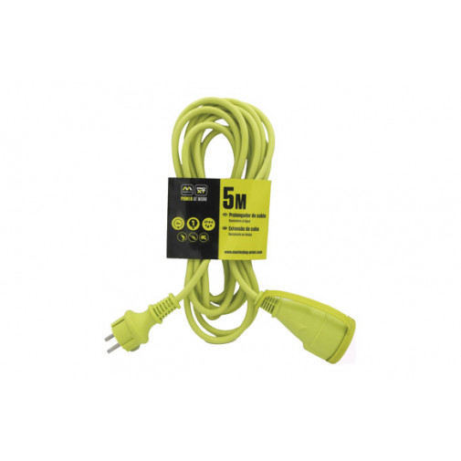 Prolongador 5 Mt Verde Luceco