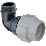 Fitting Codo Mixto 90º Rosca Macho Serie 7 50mm X 1-1/2" Pla