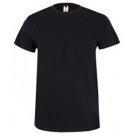 Camiseta Manga Corta 100 Gr Negra T 3xl Mukua