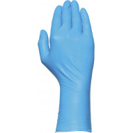 Guante Desechable Nitrilo Azul Extra Largo 50 Un Talla 10 Ju