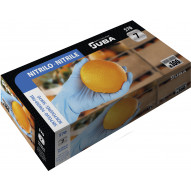 Guante Desechable Nitrilo Azul 100 Un Talla 7 Juba