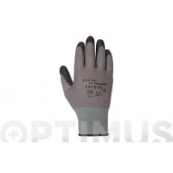 Guante Poliester Recubierto Poliuretano Eco-pu Gris/negro Ta - 148886