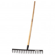 Rastrillo Intensidad Media Mango Madera 18 Puas 48,6cm Bello