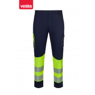 Pantalon Alta Visibilidad Stretch Cinta Segmentada Navy/amar - 23039939