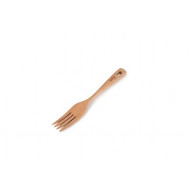 Ibili Tenedor Madera 22 CM, Stainless Steel, marrón