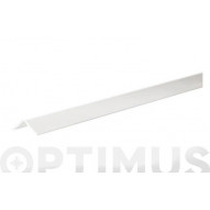 Perfil Angulo Pvc Satinado Blanco 1 M 20 X 20 X 1 Mm Arcansa