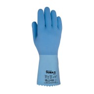Guante Latex Natural Blue Grab Azul Talla 8 Juba
