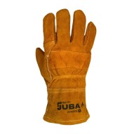 Guante Soldador Piel Serraje Vacuno Marron Talla 8 Juba