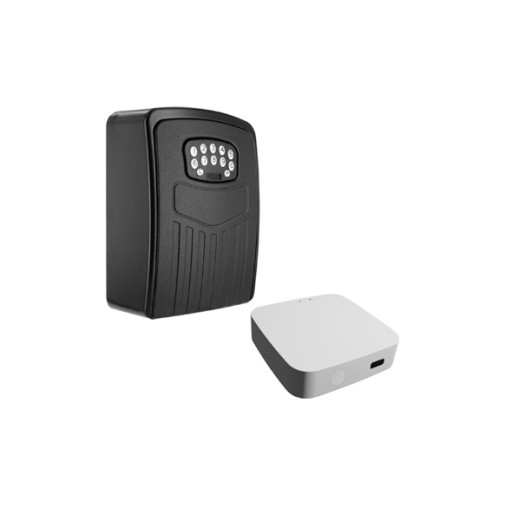 Caja de llaves inalambrica exterior bluetooth + ga guardallaves smart wi-fi. app muvit io home (comp