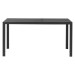 Mesa aluminio polywood negra/negra 150 x 90 cm import