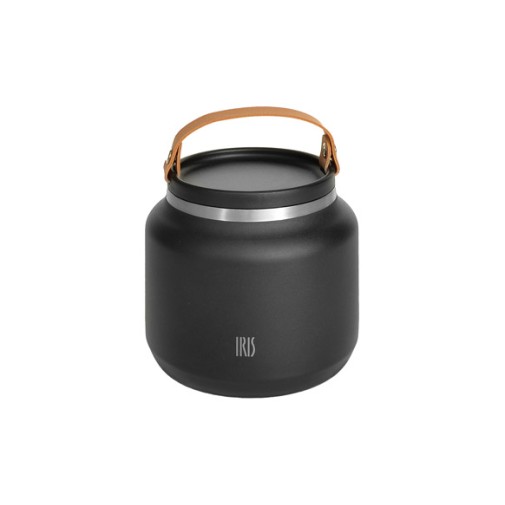 Termo solidos con asa new 700 ml negro iris