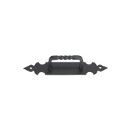 Tirador salomonico negro placa 150X30MM imex el zorro