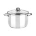 Olla con tapa cristal optima 30 cm monix