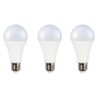 Bombilla ilumin estandar LED 3 unid A60 E27 17W 1710LM 3000K sonedas