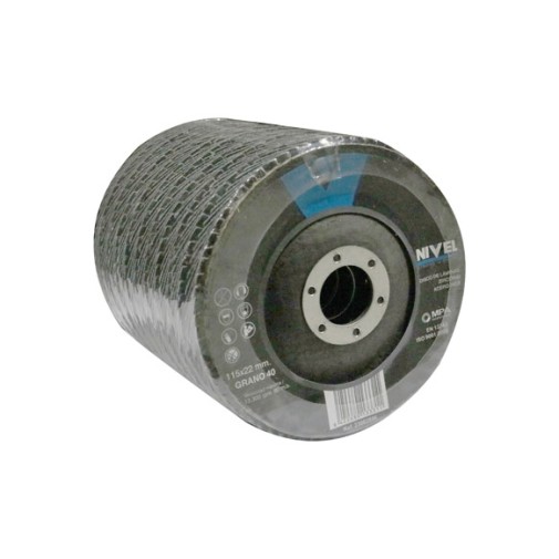Disco laminas zirconio Ø115X1X22,23MM grano 40 nivel