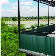 Cañizo PVC lite doble cara 16 mm 2 x 3 m verde catral