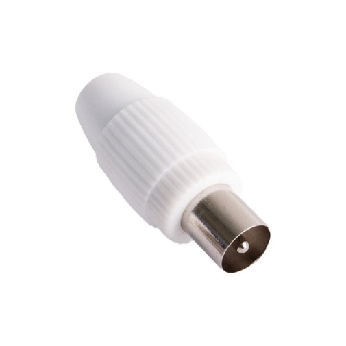 Conector antena coaxial macho recto axil