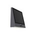 Aplique solar raksa 1000LM 4000K 5.2W negro IP54 cristalrecord
