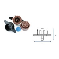 Gotero desmontable autocompensante key-orvel 25 u 4 l/h caudal