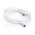 Cable antena conectores acodados 5M blanco axil