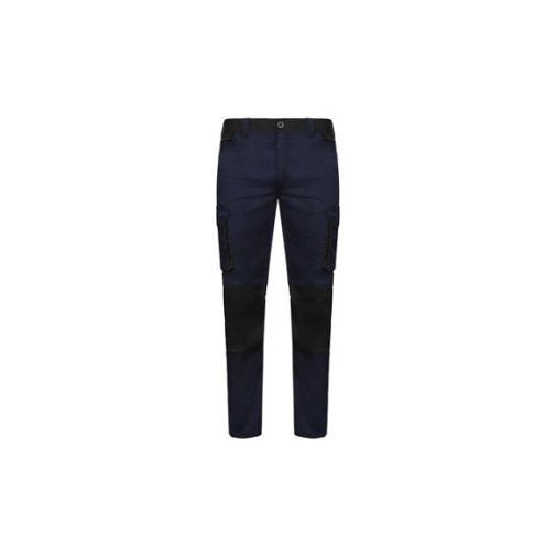 Pantalon stretch 240 gr solid match navy / negro talla 54 Velilla