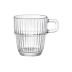 Taza vidrio grabado barshine 18,5 cl cafe con leche bormioli