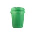 Cubo basura con tapa rosca 70 l - verde h&h