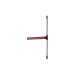 Antipanico sobreponer 2 puntos fast touch 840MM negro/rojo cisa