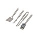 Accesorios barbacoa 4 piezas Natuur