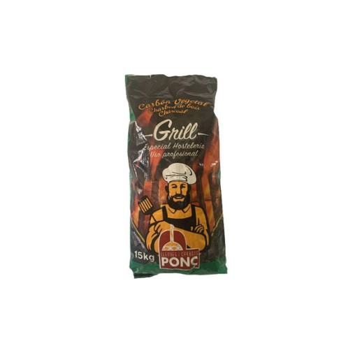 Carbon vegetal cribado grill 15 kg ponç