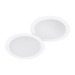Downlight LED empotrar redondo blanco kone pack 2UDS 18W 1800LM 6000K cristalrecord