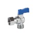 Valvula escuadra caldera termo 1/2" m-h maneta azul genebre