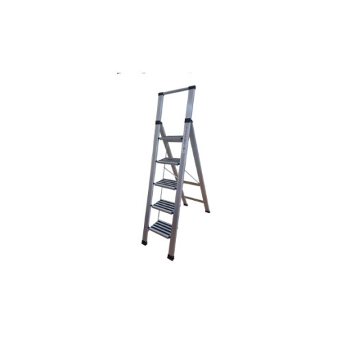 Escalera aluminio peldaño super ancho rubik 5 peldaños Codiven