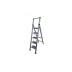 Escalera aluminio peldaño super ancho rubik 5 peldaños Codiven