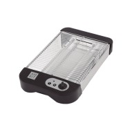 Tostador plano ambit negro 600W