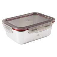 Contenedor alimentos rectangular ecoinox 1250ML - 20,5 x 15,5 x 7,4cm Lacor