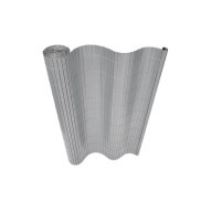 Cañizo PVC reforzado 2 tabiques 19 mm 1,5 x 3 m gris Natuur