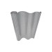 Cañizo PVC reforzado 2 tabiques 19 mm 1,5 x 3 m gris Natuur