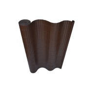 Cañizo PVC reforzado 2 tabiques 19 mm 2 x 3 m chocolate Natuur