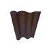 Cañizo PVC reforzado 2 tabiques 19 mm 2 x 3 m chocolate Natuur