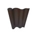 Cañizo PVC reforzado 2 tabiques 19 mm 1,5 x 3 m chocolate Natuur