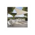 Toldo vela sombreo triangular polietileno 185GR 3,6 x 3,6 x 3,6 m blanco roto Natuur