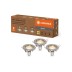 Foco empotrable spot essential niquel 3 unid GU10 2,60W 230LM 2700K IP20 ledvance