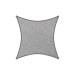 Toldo vela sombreo cuadrado grade sail 340 gr 5,4X5,4 m gris claro coolaroo