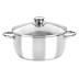 Cazuela con tapa cristal optima 24 cm monix