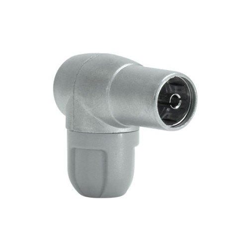 Conector antena tv acodado blindado hempra cei Ø9,5MM televes