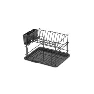 Escurreplatos doble desmontable 37 x 30 x 24,5CM negro duett