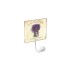 Percha pared porcelana lavanda 1 1 pomo blanca nesu